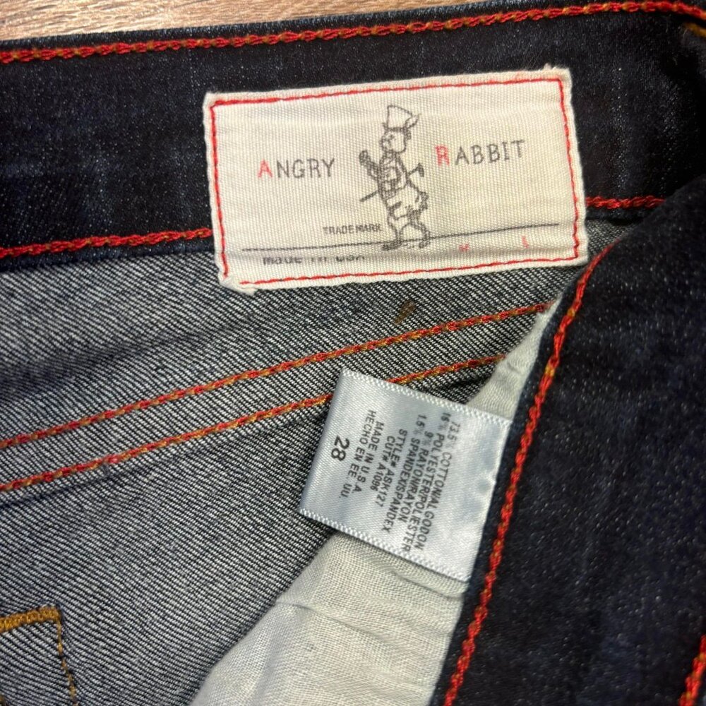Angry Rabbit Size 28 Distressed Skinny Jeans - Picture 2 of 9